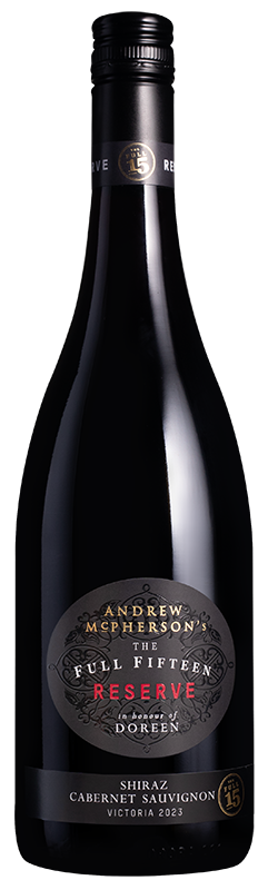 Andrew McPherson's The Full Fifteen Reserve Doreen's Shiraz
