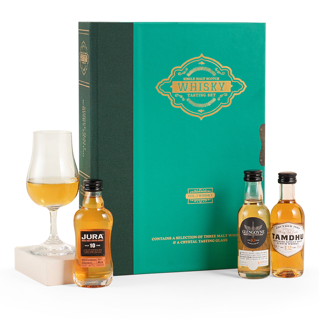 Whisky Tasting Book & Glass (3x5cl) Whisky Tasting Book & Glass (3x5cl)
