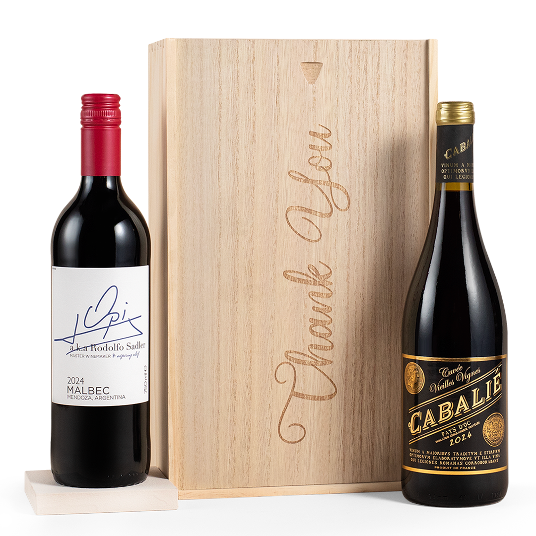 Thank You Red Wine Gift Duo