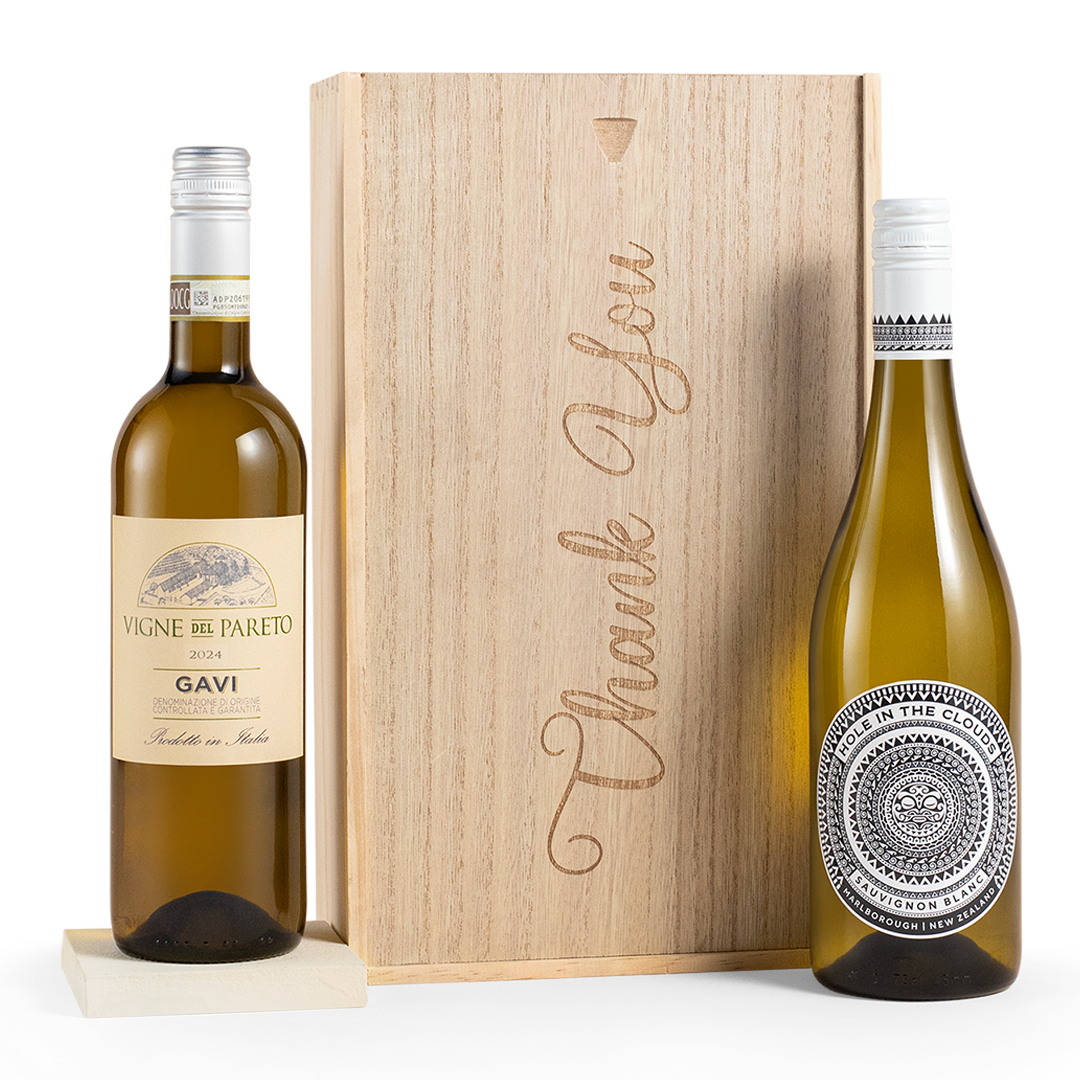 Thank You White Wine Gift Duo