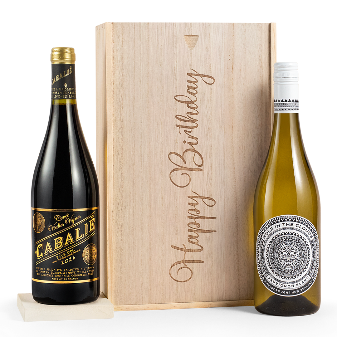 Happy Birthday Wine Gift Duo