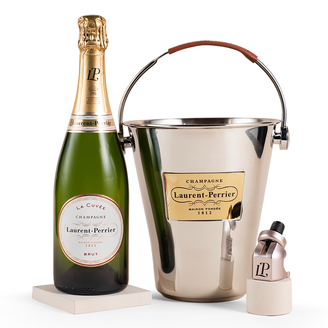 Champagne Laurent-Perrier La Cuvée, Ice Bucket & Bottle Stopper Gift Set Champagne Laurent-Perrier La Cuvée, Ice Bucket & Bottle Stopper Gift Set
