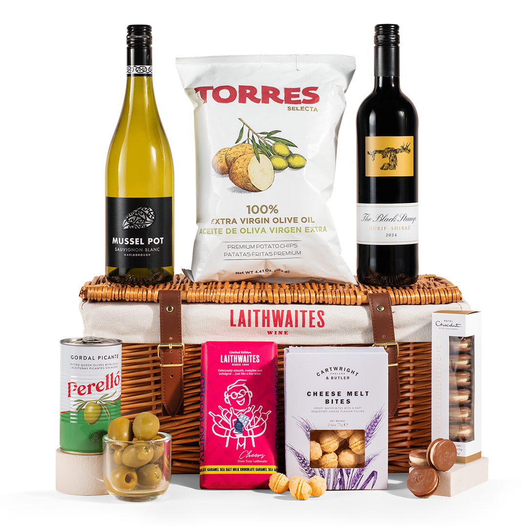 The Ultimate Wine & Gourmet Treats Hamper The Ultimate Wine & Gourmet Treats Hamper