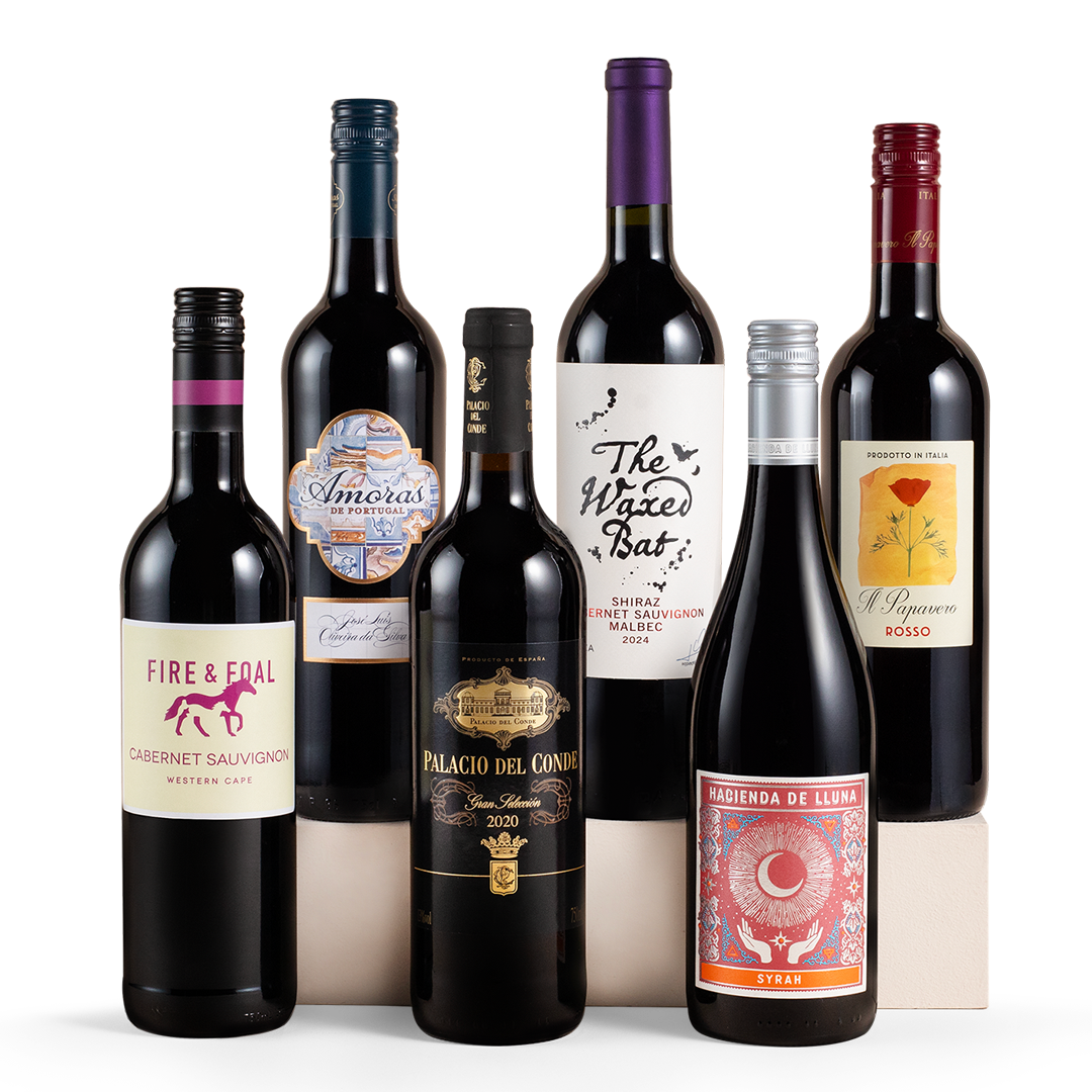 Celebration Six Red Wine Gift  - Free Delivery*